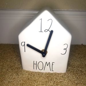 Rae Dunn HOME clock